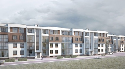 Proiectul unei clădiri rezidențiale de 4 etaje din satul Perkhushkovo, cartierul Odintsovo, regiunea Moscovei,