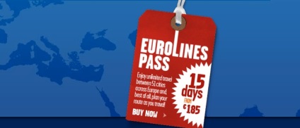 Călătoriți linia eurolines - 51 oraș european pentru 250 €