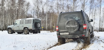 Egyszerű változó legenda tesztutak, terepjáró UAZ, napi információs portál