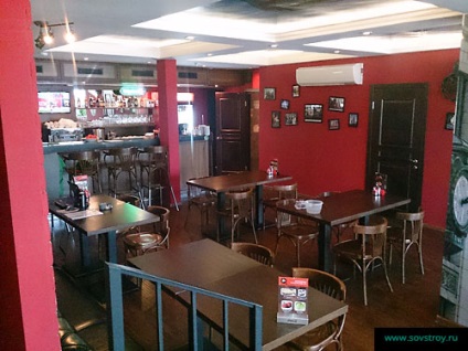 Reparatii de restaurante (cafenele, cluburi) in orice stil, design interior, cost, estimari si contract