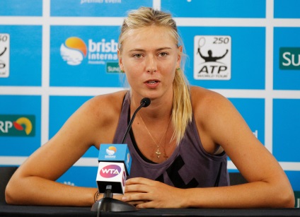 Jucătorul de tenis rus Sharapova are 30 de ani