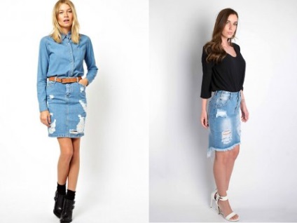 Jachete denim fuste - idei de design îndrăznețe