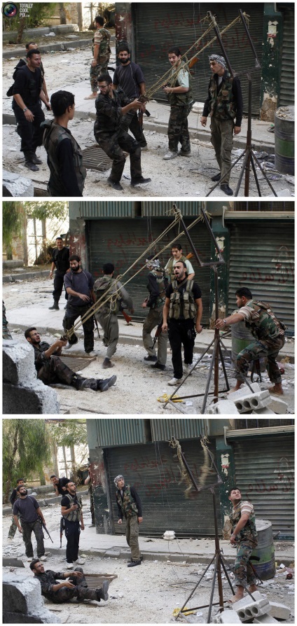 Házi fegyverektől mentes szíriai hadsereg használta érdekes!