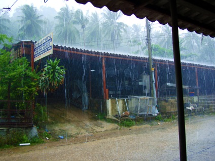 Az esős évszak Phuket Thaiföld havonta