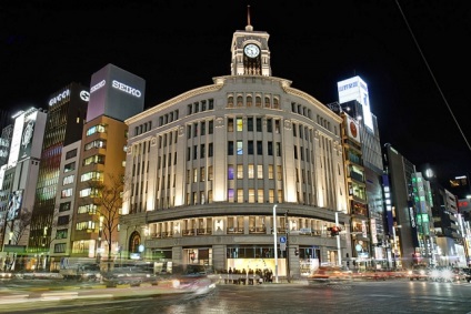 Cumpărături în zonele comerciale Tokyo ginza și shibuya