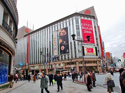 Cumpărături în zonele comerciale Tokyo ginza și shibuya