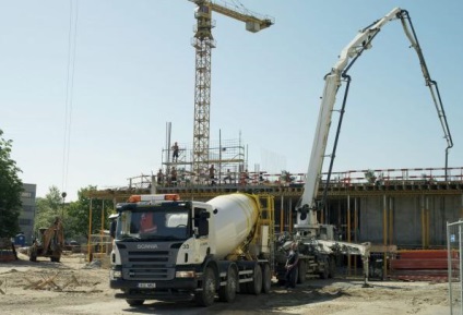 Câte cuburi de beton într-un mixer Kamaz, volum