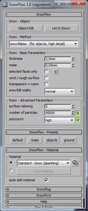 Snowflow script 1