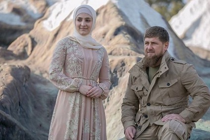 A legidősebb lánya Ramzan Kadirov adta az első interjú beszélni a férje, a kapcsolata édesapjával és