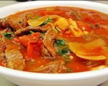 Supa de porc cu orez rețetă gătită cu fotografie