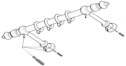 Diagrama de asamblare a cornișoarelor