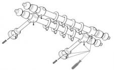 Diagrama de asamblare a cornișoarelor