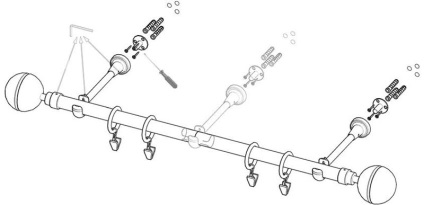 Diagrama de asamblare a cornișoarelor