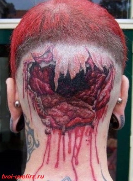 vér tetoválás