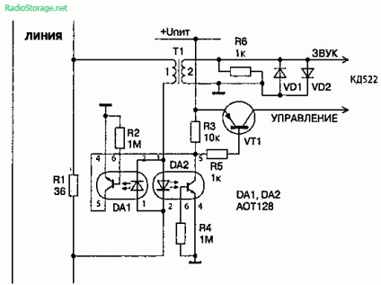 Adaptor telefonic cu conexiune serială