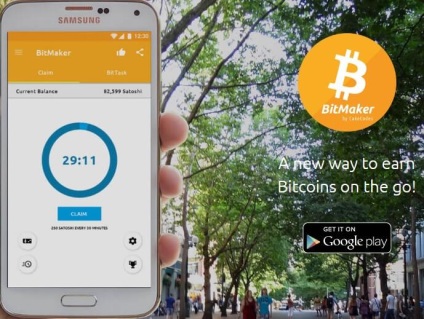 Acum poți să câștigi Bitcoin gratuit pe Android, acest lucru ne va ajuta să-i dăm Bitmaker gratuit