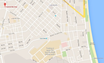 Üzleti Nha Trang központ, üzletek Térkép