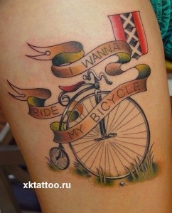 Tatuaj pentru biciclete