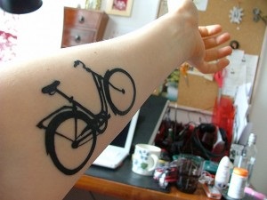 Tatuaj pentru biciclete