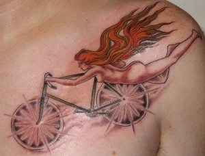 Tatuaj pentru biciclete