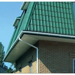 Construcția jgheaburilor de acoperiș, varietăți și microfotografii, calcularea și instalarea sistemului de drenaj