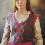 Tricotate dantele de dantelă lungi cu ace de tricotat din revista Sabrina