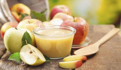 Pureu de mere pentru copii de la reteta proaspete de mere