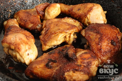 Sült csirke fokhagyma pác (lépésről lépésre recept fotók)
