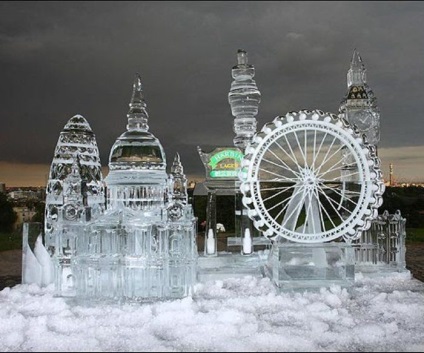 Sculpturi în iarnă 38 de figuri de lux de zăpadă și gheață - târg de meșteșugari - manual, manual