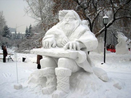 Sculpturi în iarnă 38 de figuri de lux de zăpadă și gheață - târg de meșteșugari - manual, manual