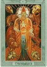 Jelentés Hierophant tarot (Főpap, Priest) - mit mond az ötödik lasszó