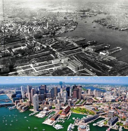 Orașele de acum și de acum