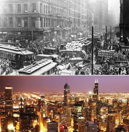 Orașele de acum și de acum