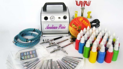 Airbrush pentru unghii - design de unghii