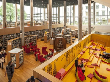 Könyvtár új központok városi tevékenység