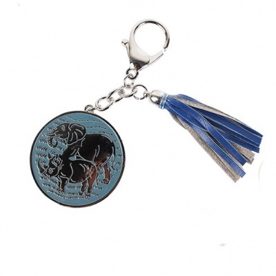 Keychain - elefant albastru și rinocer albastru, magazin online 