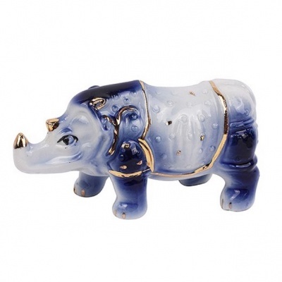 Keychain - elefant albastru și rinocer albastru, magazin online 