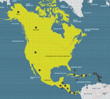 Ce înseamnă numele statelor din nordul și centrul Americii, publicații, din întreaga lume