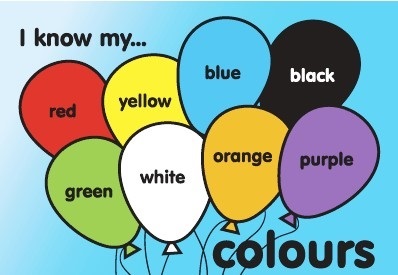Culori în limba engleză pentru copii - metode de studiu cu exemple