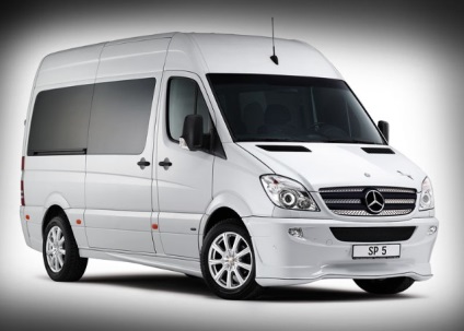 Modificarea minivanului mersedes sprinter la clasa vip, mapioza