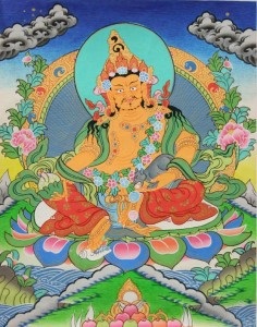 Zambala este zeul tibetan al bogăției și norocului, centrul de formare al 