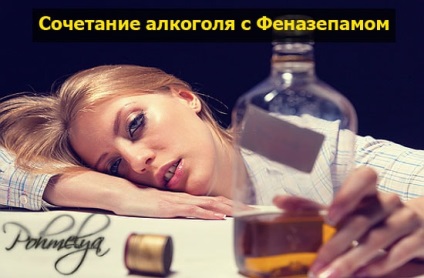 Phenazepam és az alkohol