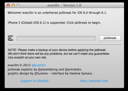 Instrucțiuni pentru jailbreak ios 6