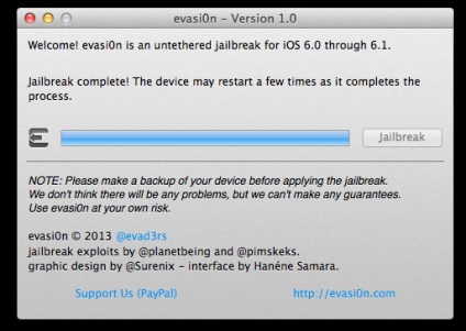 Instrucțiuni pentru jailbreak ios 6