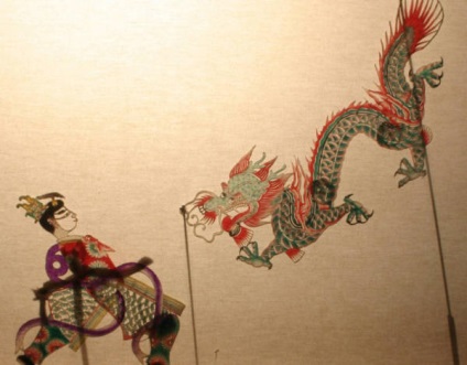 A történelem dance Kínában (árnyjáték és a bábok, 1. rész)