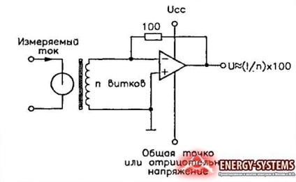 Măsurarea curentului fără sarcină al transformatorului