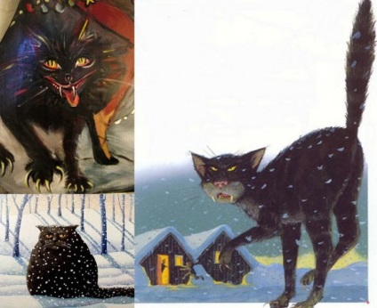 Yule Cat - téli legenda szerint karácsony (Yule) Yule Cat - téli legenda karácsonyra