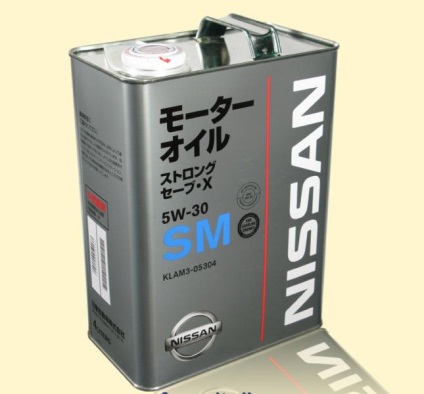 Ce fel de ulei este turnat în laptop Nissan