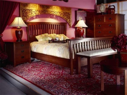 Cum de a decora un dormitor într-un interior stil indian
