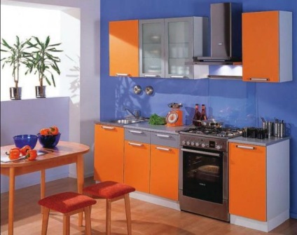 Ce culoare alegeți pentru bucătărie combină tonurile portocalii